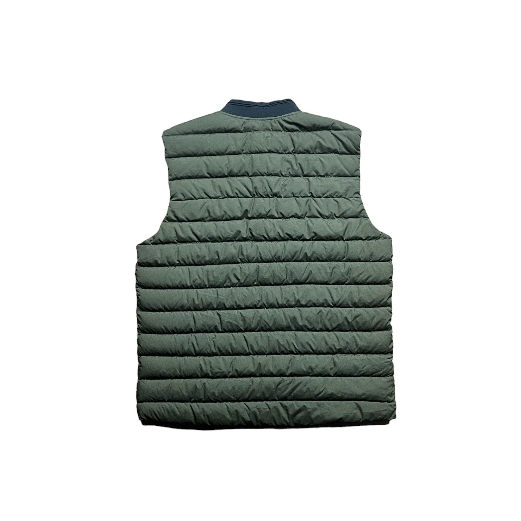 Vintage Green Montbell Puffer Gilet - Medium