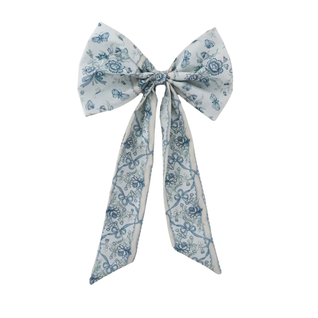 Vintage House Bow blue bow