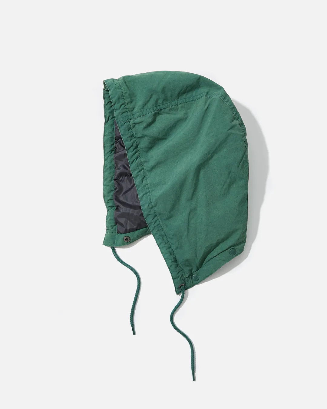 Washed Down Puffer Jacket - Green