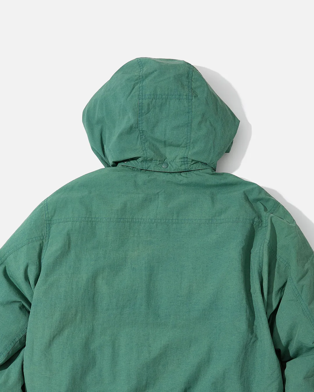 Washed Down Puffer Jacket - Green