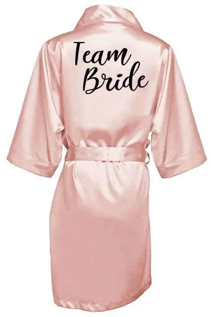 Wedding Nightgowns - Letter Print Robe