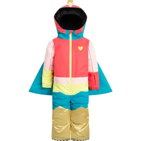 WeeDo Love Powdo Snowsuit, Pink Gold