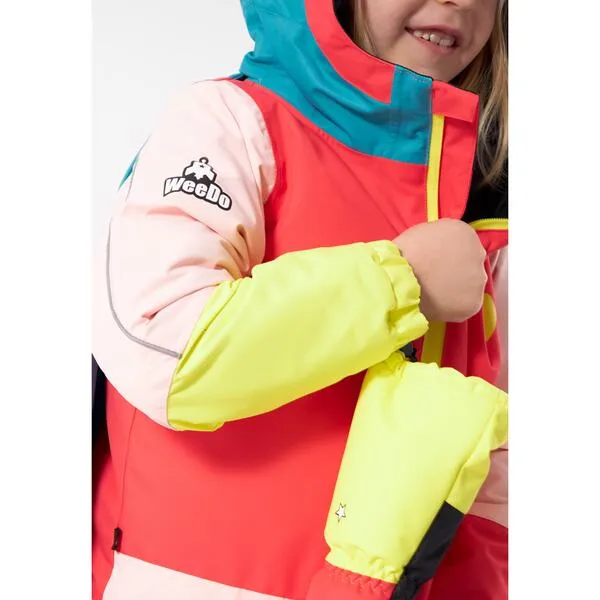 WeeDo Love Powdo Snowsuit, Pink Gold