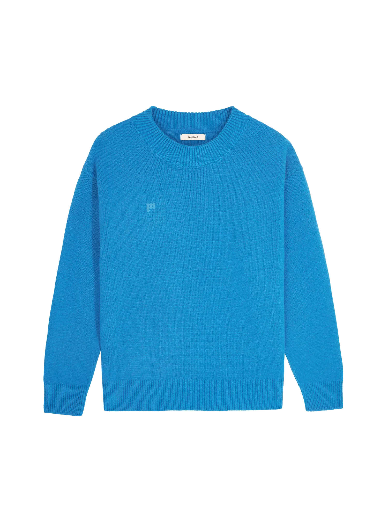 Women's Recycled Cashmere Sweater—cerulean blue