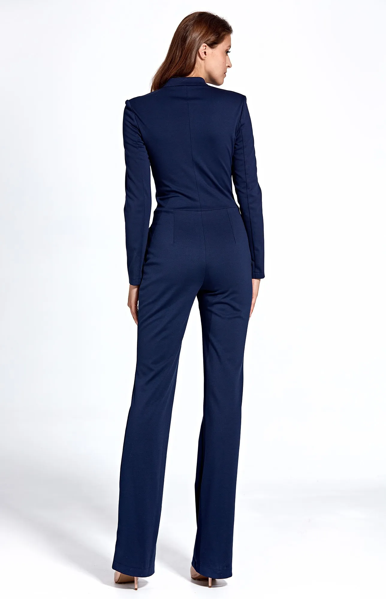 Zip marine blue Jumpsuit